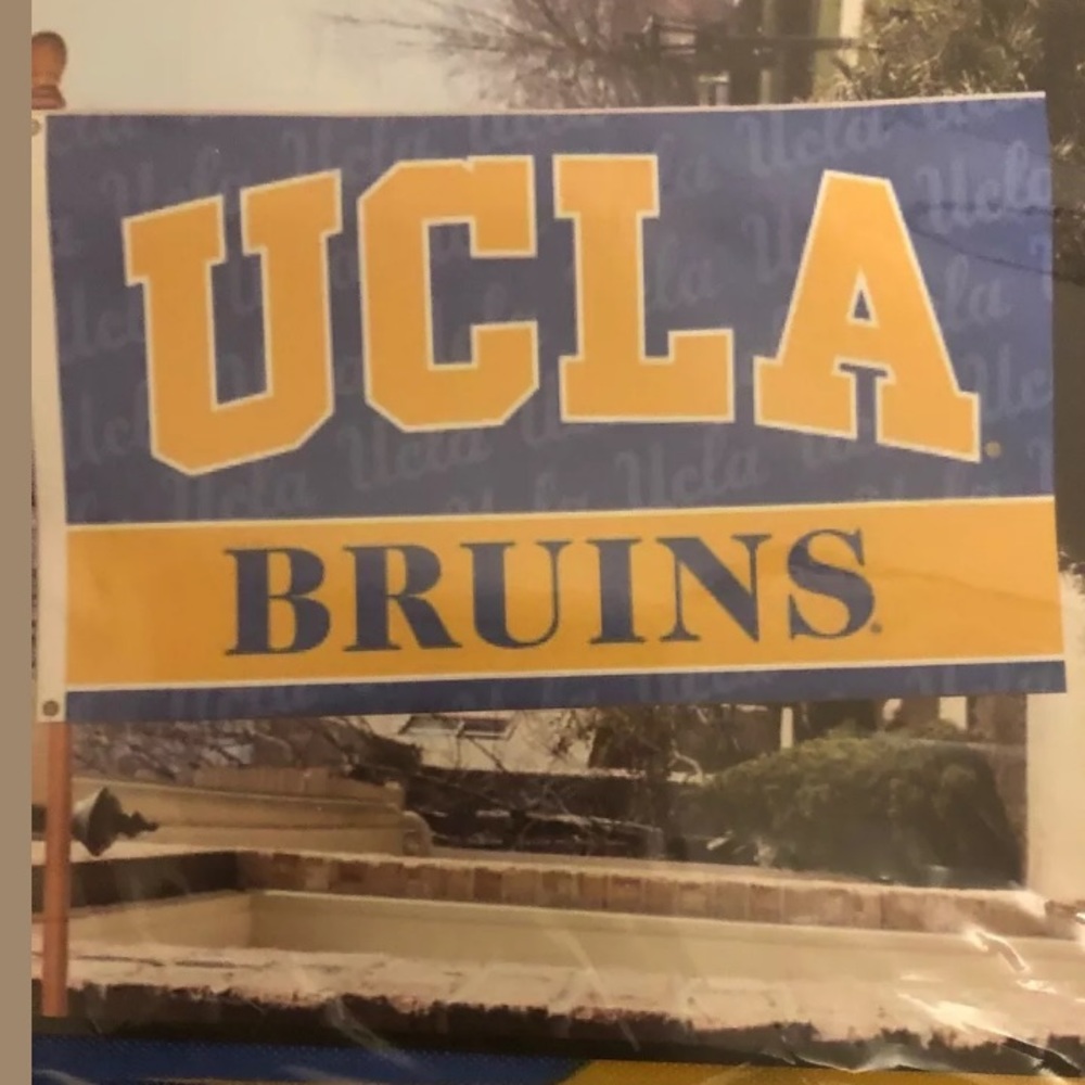 UCLA 36”x60” gold and blue Tailgating spirit flag